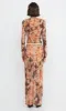 AVERIL GATHERED MAXI SKIRT - GLITCH FLORAL sold by bec + bridge