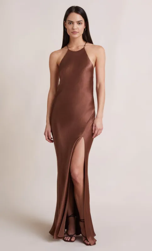 ANNIKA MAXI DRESS - CHOCOLATE sold by bec + bridge