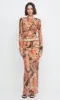 AVERIL GATHERED LONG SLEEVE TOP - GLITCH FLORAL sold by bec + bridge
