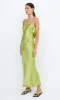 MOON DANCE STRAPLESS DRESS - CHARTREUSE GREEN sold by bec + bridge