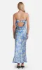 BLOSSOM STRAPLESS MAXI DRESS - BLUE PRINT sold by bec + bridge