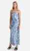 BLOSSOM STRAPLESS MAXI DRESS - BLUE PRINT sold by bec + bridge