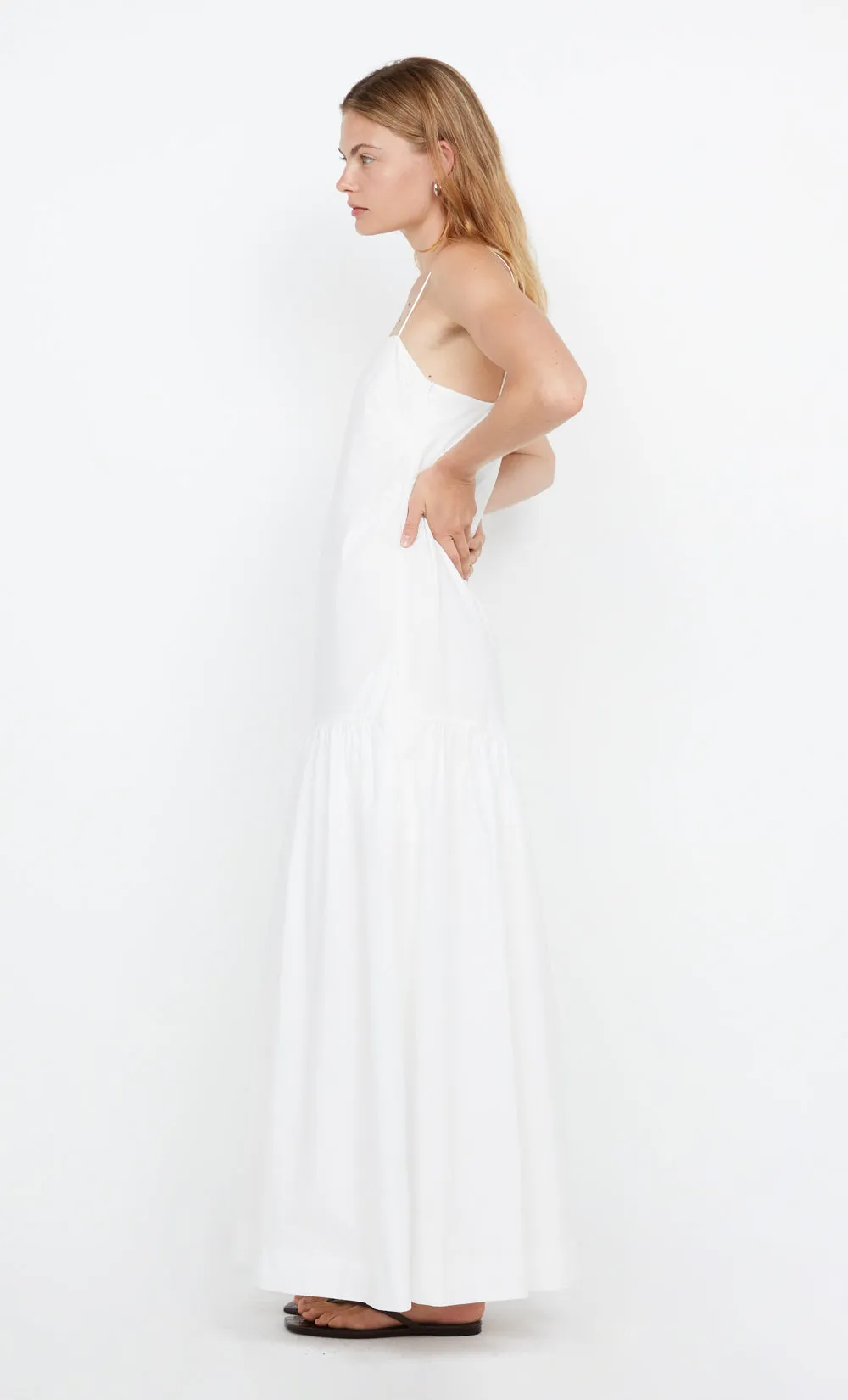 VEDA MAXI DRESS - IVORY sold by bec + bridge product image thumbnail 4