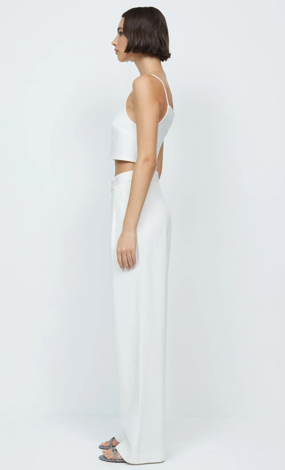 KATE CROPPED TOP - IVORY sold by bec + bridge product image thumbnail 4