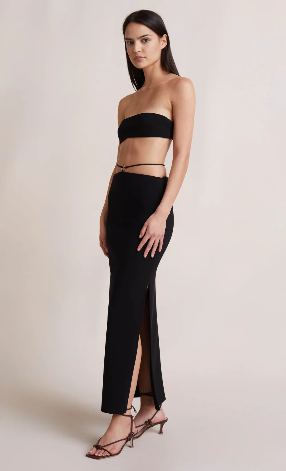 ADELE CROP TOP - BLACK sold by bec + bridge product image thumbnail 2