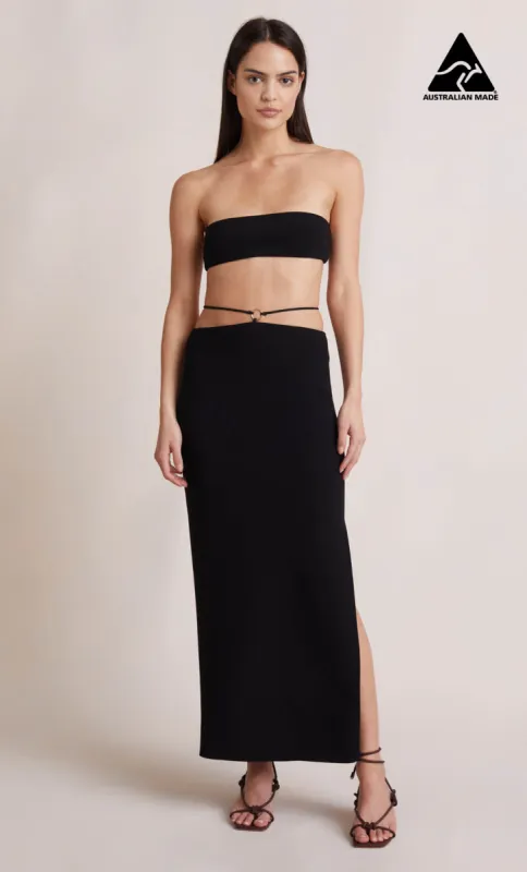 ADELE CROP TOP - BLACK sold by bec + bridge