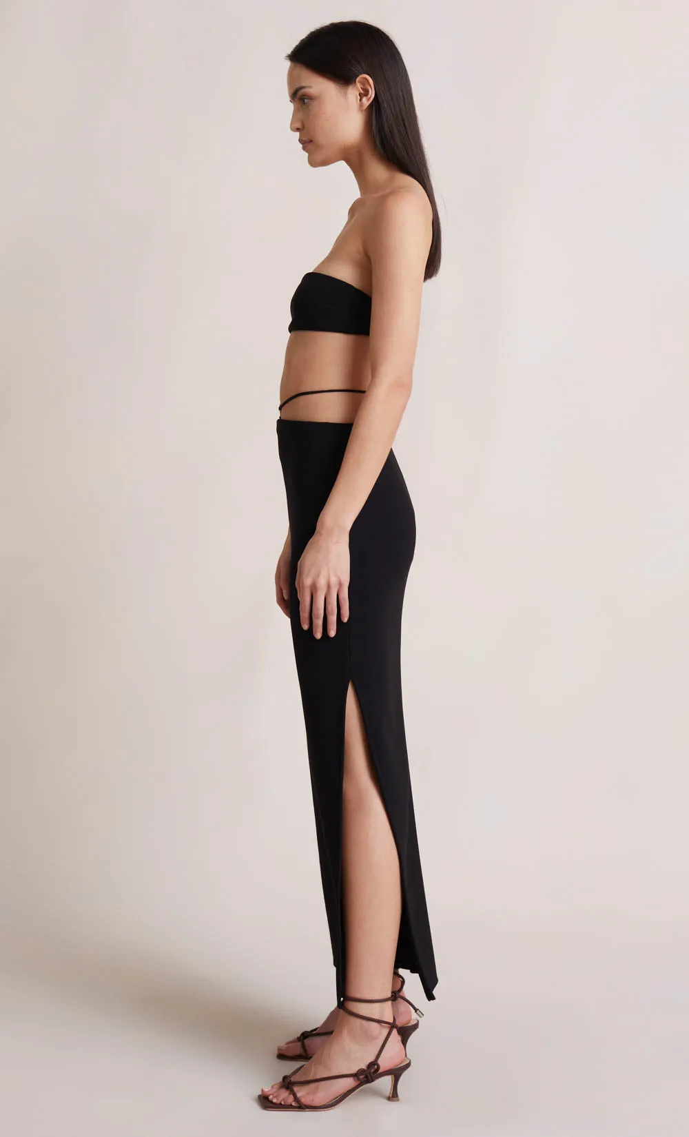 ADELE CROP TOP - BLACK sold by bec + bridge product image thumbnail 3