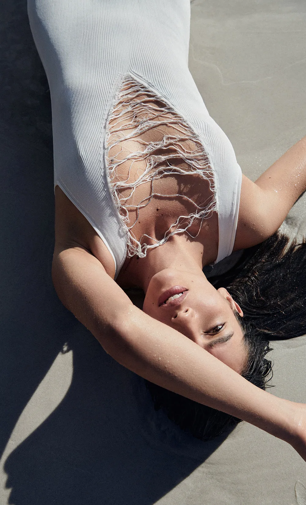 TILDA V NECK KNIT MAXI DRESS - IVORY sold by bec + bridge product image thumbnail 2