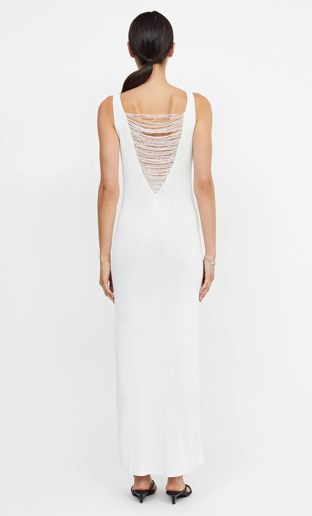 TILDA V NECK KNIT MAXI DRESS - IVORY sold by bec + bridge product image thumbnail 5