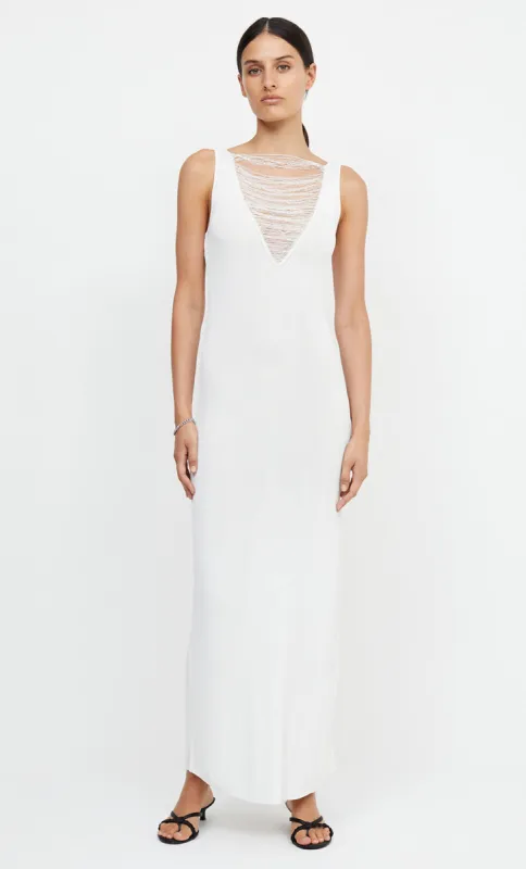TILDA V NECK KNIT MAXI DRESS - IVORY sold by bec + bridge