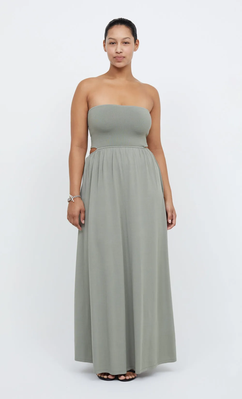 MIRANDA KNIT DRESS - SAGE sold by bec + bridge product image thumbnail 2