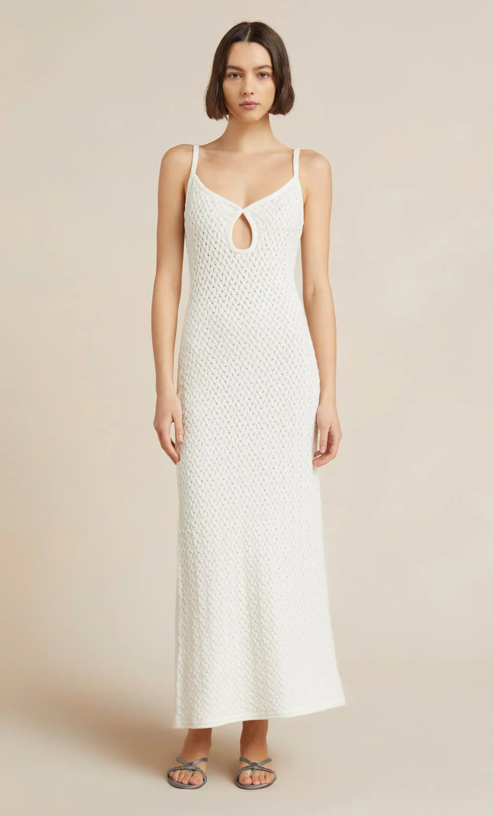 EFFIE KNIT KEY MAXI DRESS - IVORY sold by bec + bridge