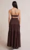 CARLA V MAXI DRESS - CHOCOLATE sold by bec + bridge