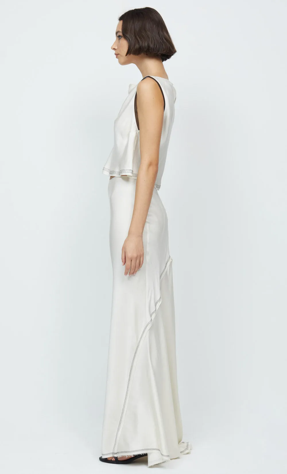 EVANGELINE MAXI SKIRT - ECRU sold by bec + bridge product image thumbnail 4