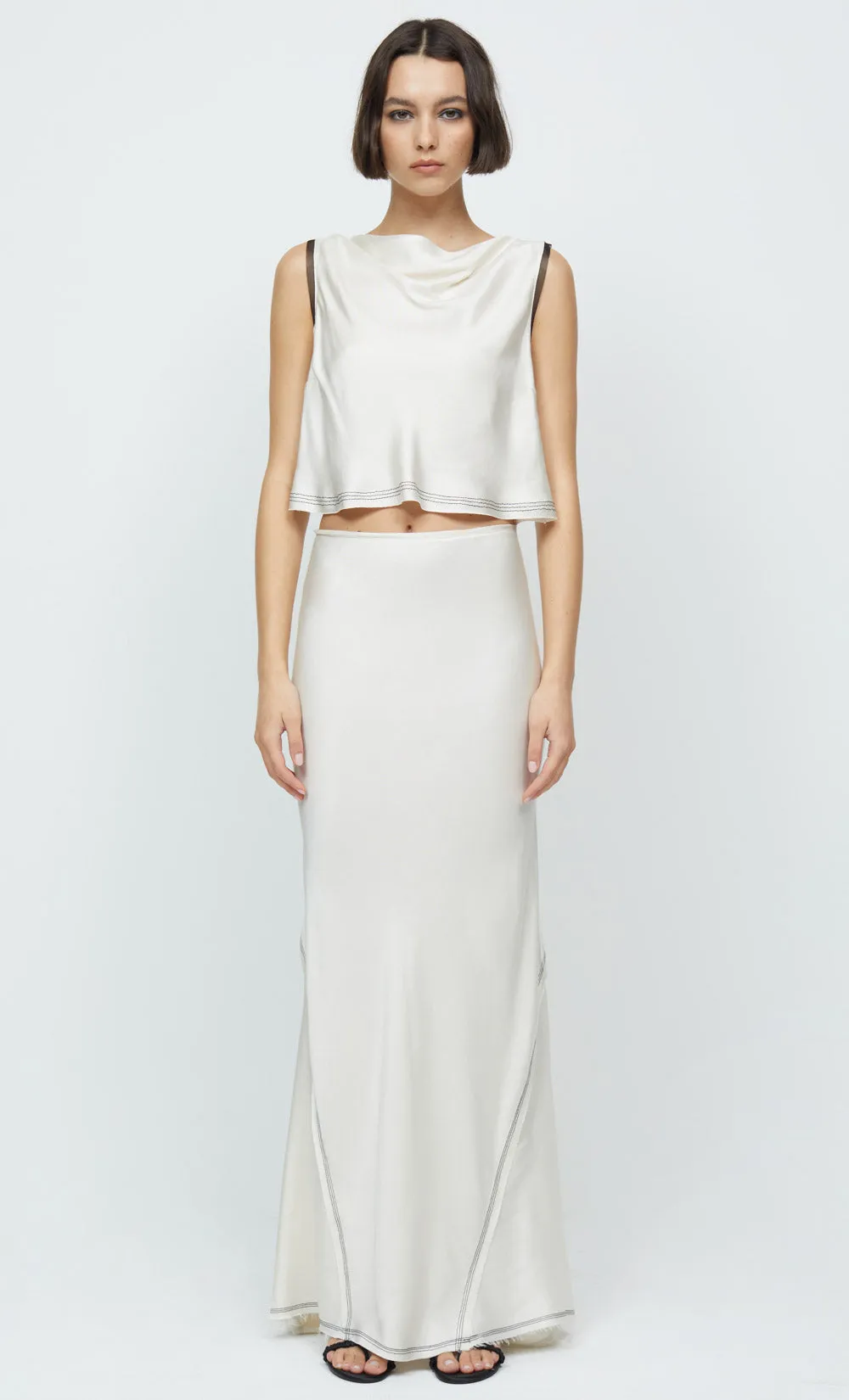 EVANGELINE MAXI SKIRT - ECRU sold by bec + bridge product image thumbnail 3