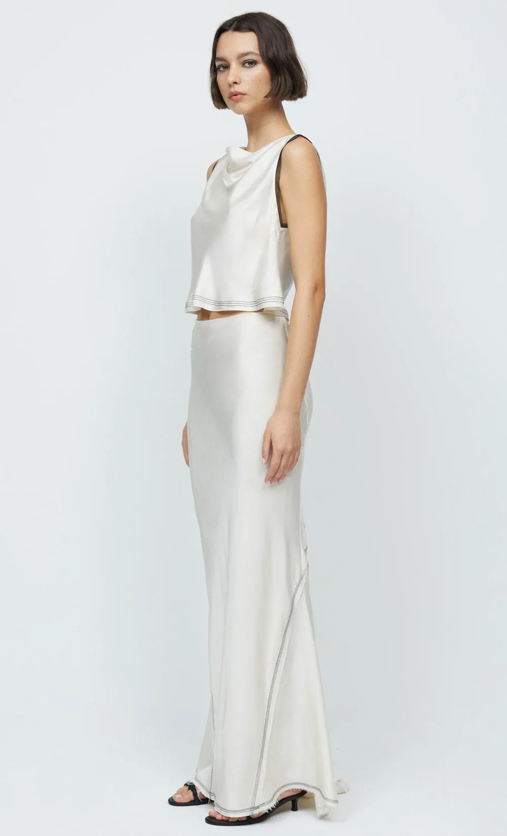 EVANGELINE MAXI SKIRT - ECRU sold by bec + bridge