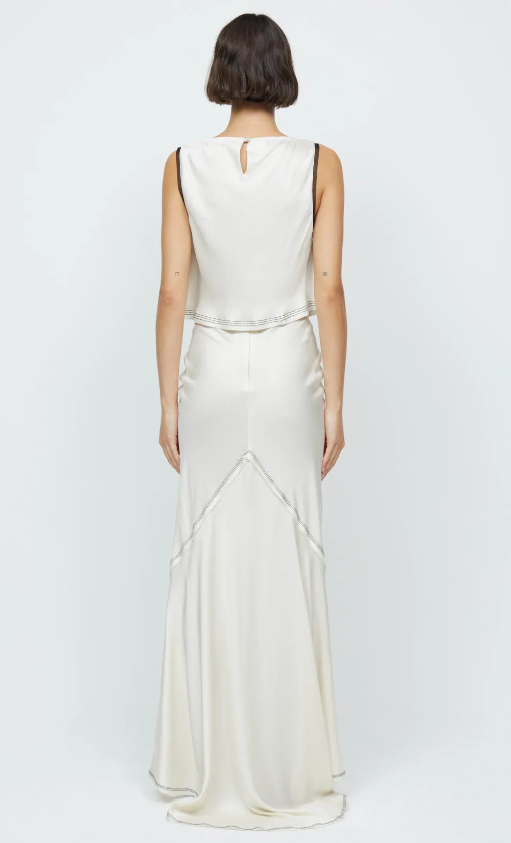 EVANGELINE MAXI SKIRT - ECRU sold by bec + bridge product image thumbnail 5