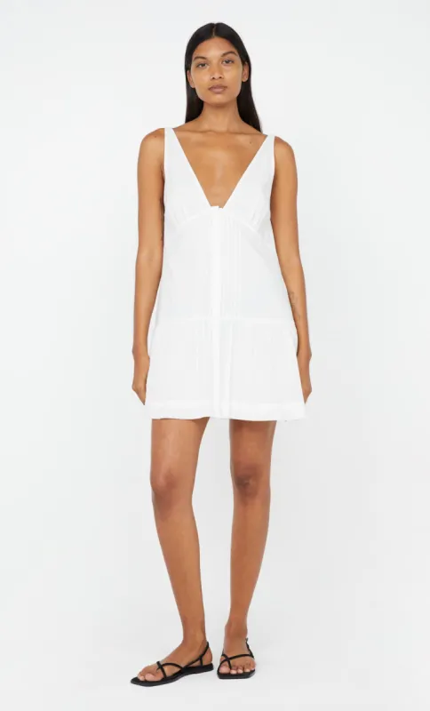 FRANKA MINI DRESS - WHITE sold by bec + bridge