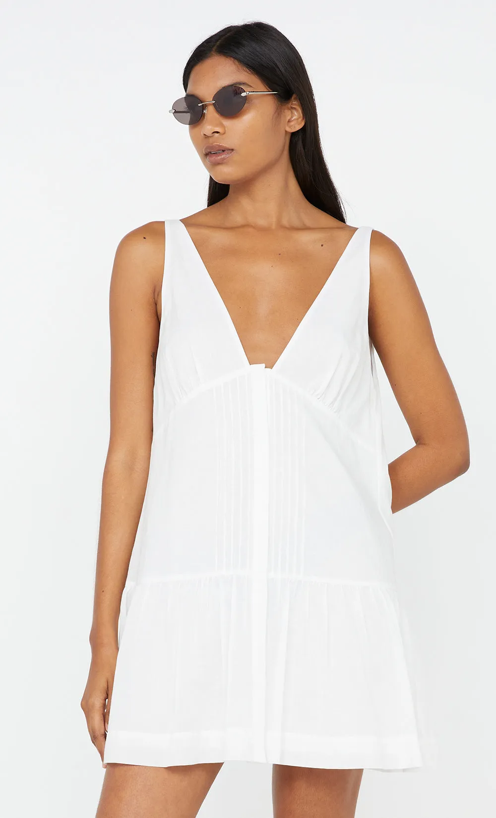 FRANKA MINI DRESS - WHITE sold by bec + bridge product image thumbnail 2