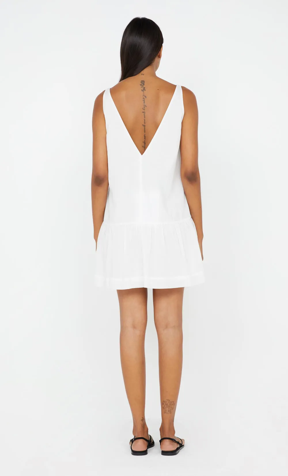 FRANKA MINI DRESS - WHITE sold by bec + bridge product image thumbnail 3