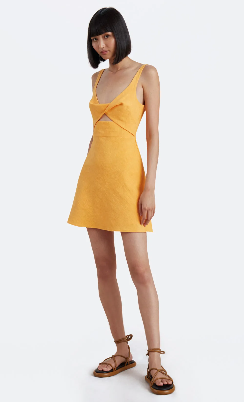 PHOEBE MINI DRESS - MANDARIN sold by bec + bridge product image thumbnail 2