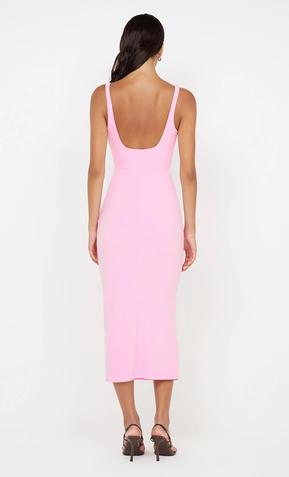 KARINA TUCK MIDI DRESS - ORCHID PINK sold by bec + bridge product image thumbnail 2