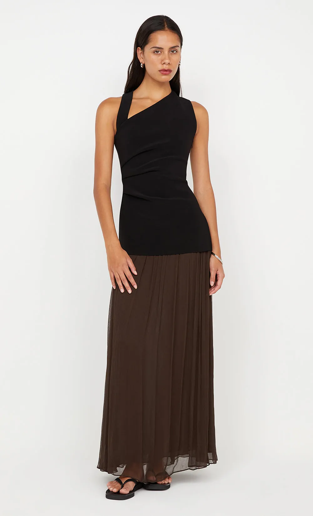 INKA MAXI SKIRT - CHOCOLATE sold by bec + bridge product image thumbnail 5