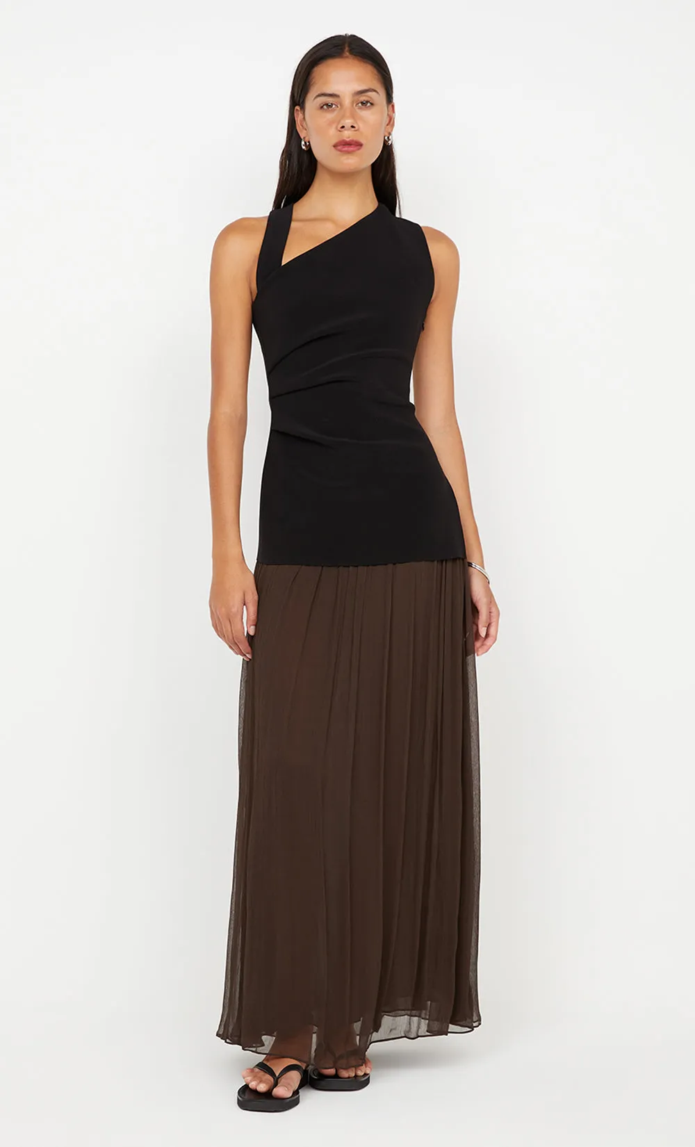 INKA MAXI SKIRT - CHOCOLATE sold by bec + bridge product image thumbnail 2