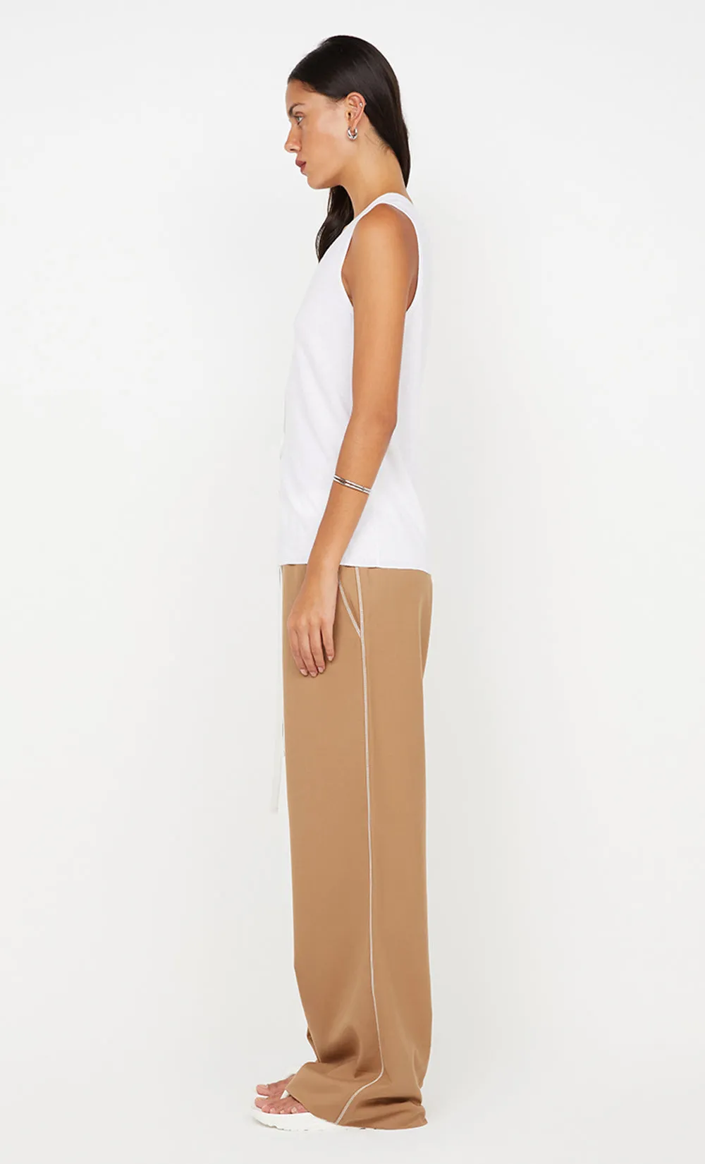 ILUKA BUTTONED VEST - WHITE sold by bec + bridge product image thumbnail 5