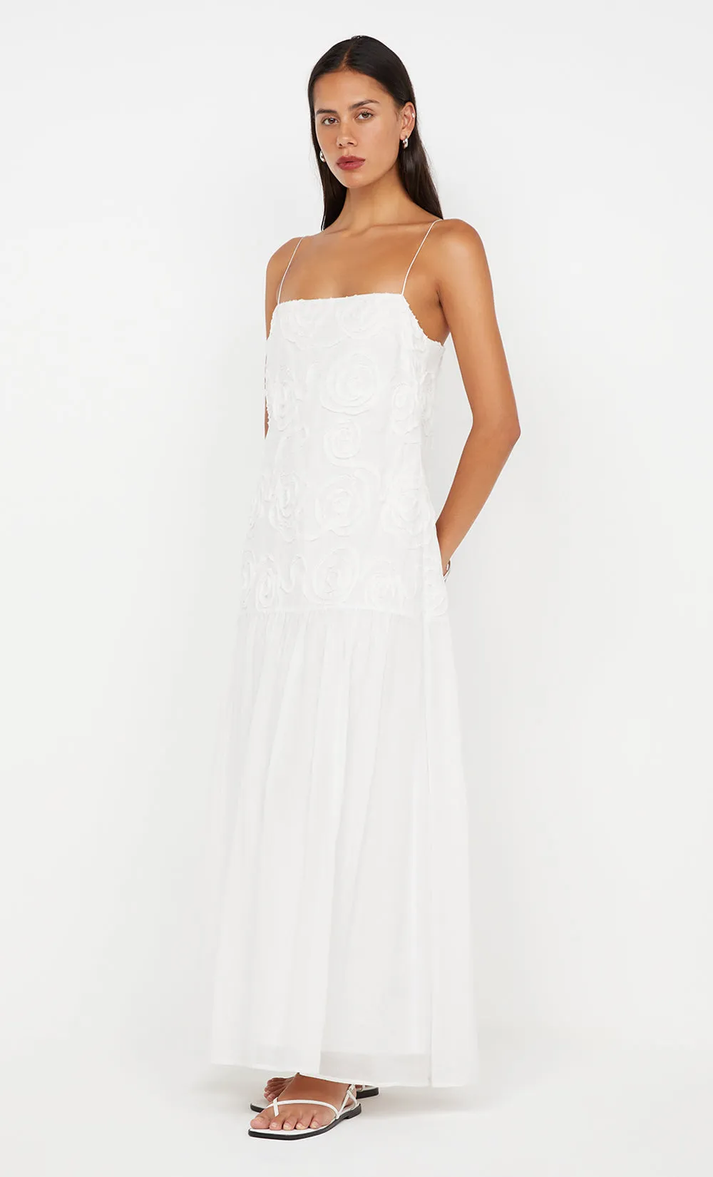 HAZE MAXI DRESS - WHITE sold by bec + bridge product image thumbnail 4