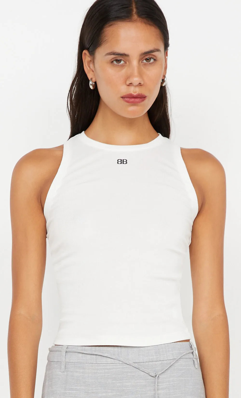 FELIX RACER TANK B+B LOGO - IVORY sold by bec + bridge product image thumbnail 2