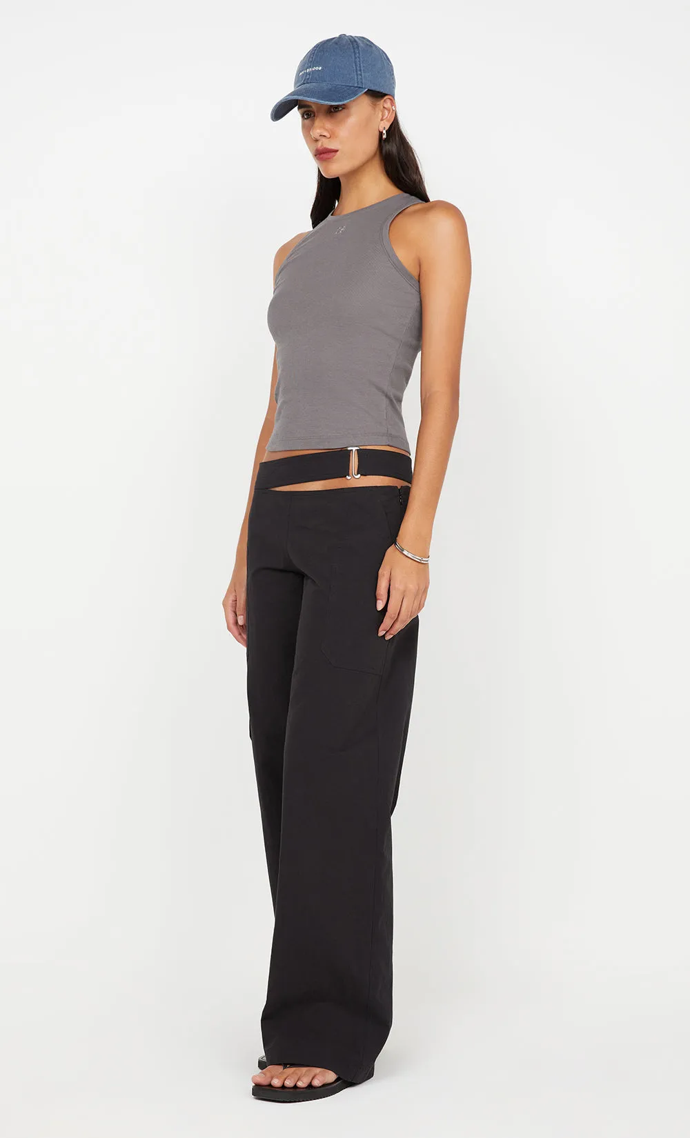 FELIX RACER TANK B+B LOGO - CHARCOAL sold by bec + bridge product image thumbnail 4