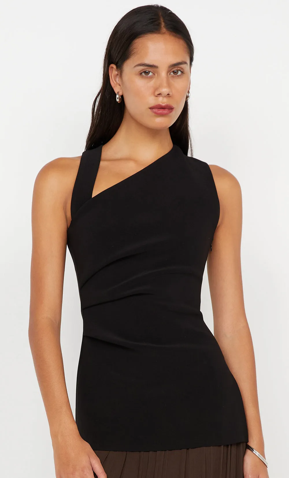 LETTY ASYM TOP - BLACK sold by bec + bridge product image thumbnail 2