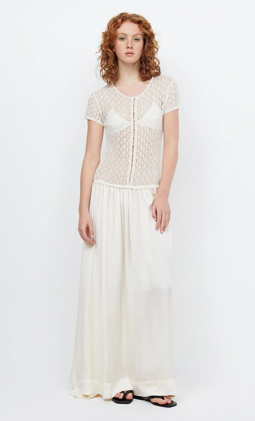 BREEZE S/S MAXI DRESS - IVORY sold by bec + bridge