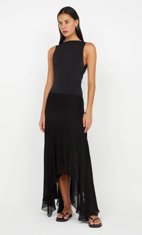 SONEVA MIDI SKIRT - BLACK sold by bec + bridge