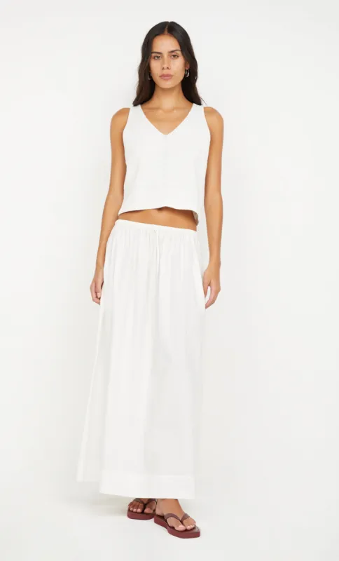 INDIANA V NECK TANK - IVORY sold by bec + bridge