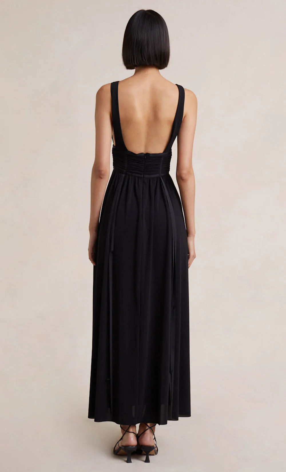GWEN MAXI DRESS - BLACK sold by bec + bridge product image thumbnail 4