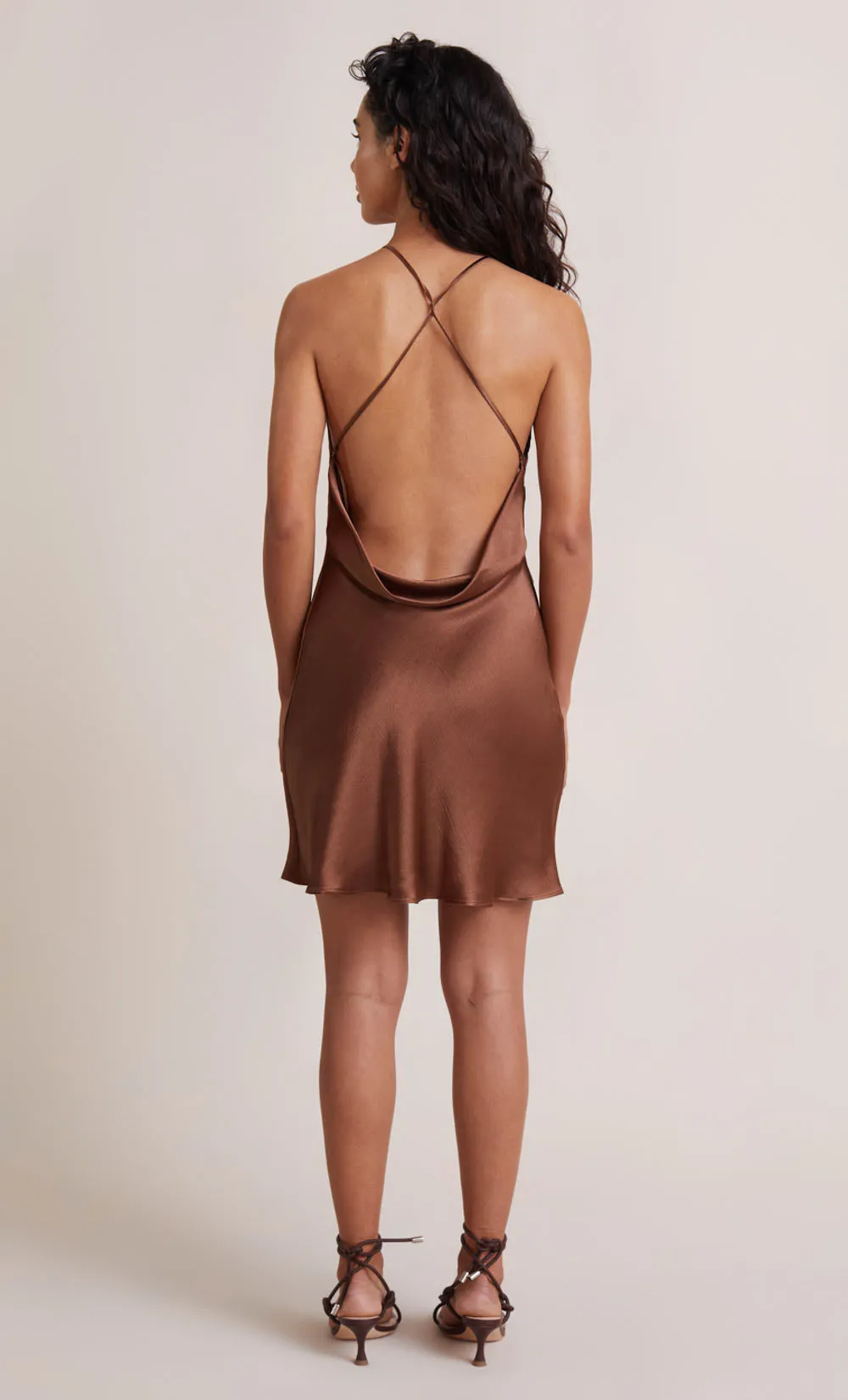 ANNIKA MINI DRESS - CHOCOLATE sold by bec + bridge product image thumbnail 2
