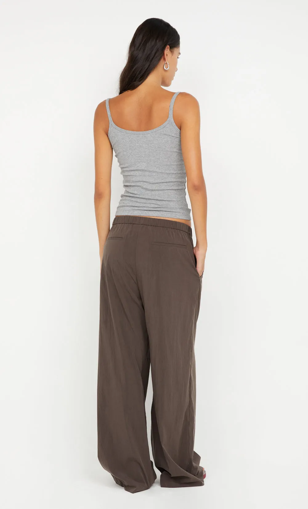 KODY RIB TANK - GREY MARLE sold by bec + bridge product image thumbnail 3