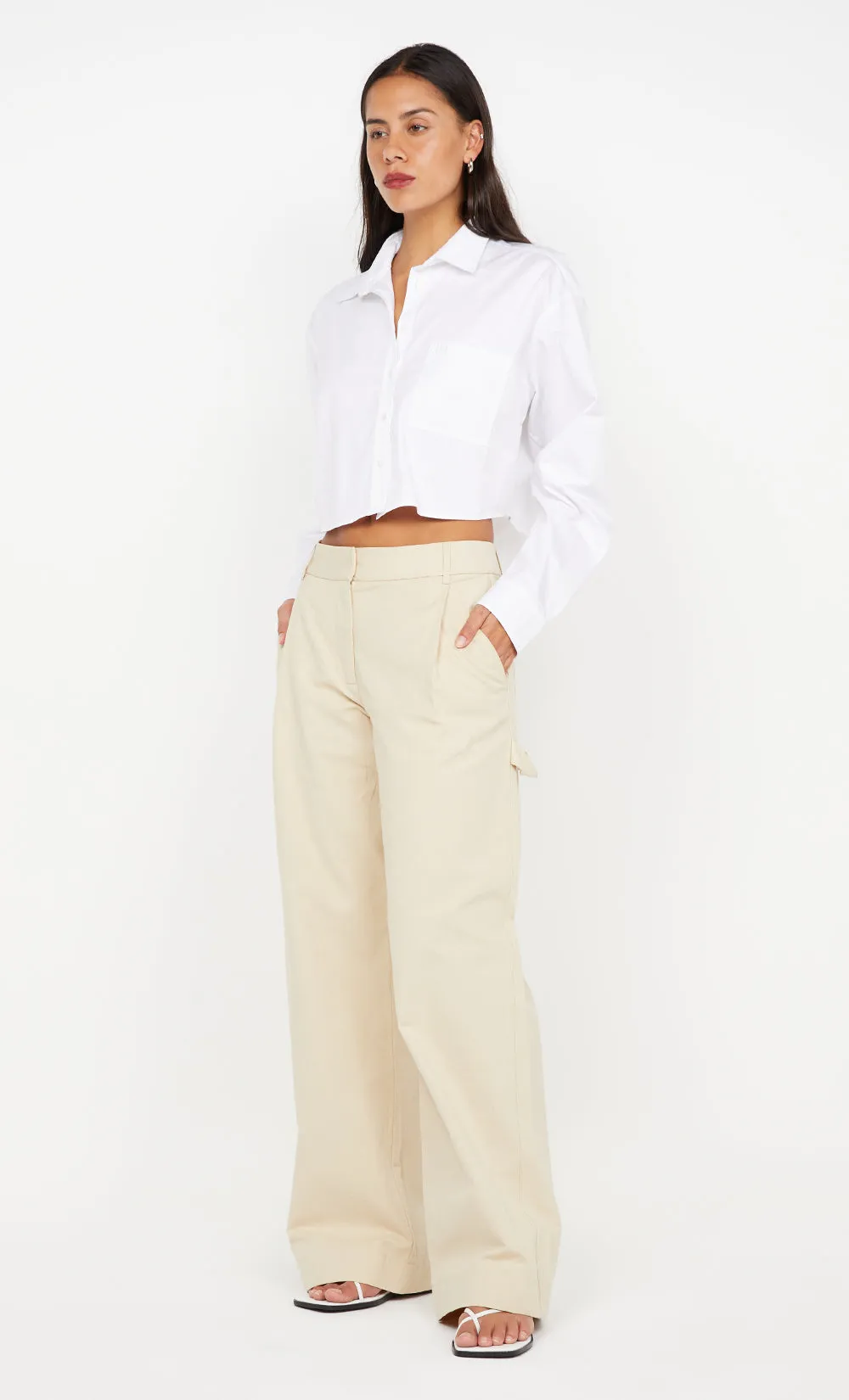 KELSI PANT - BONE sold by bec + bridge