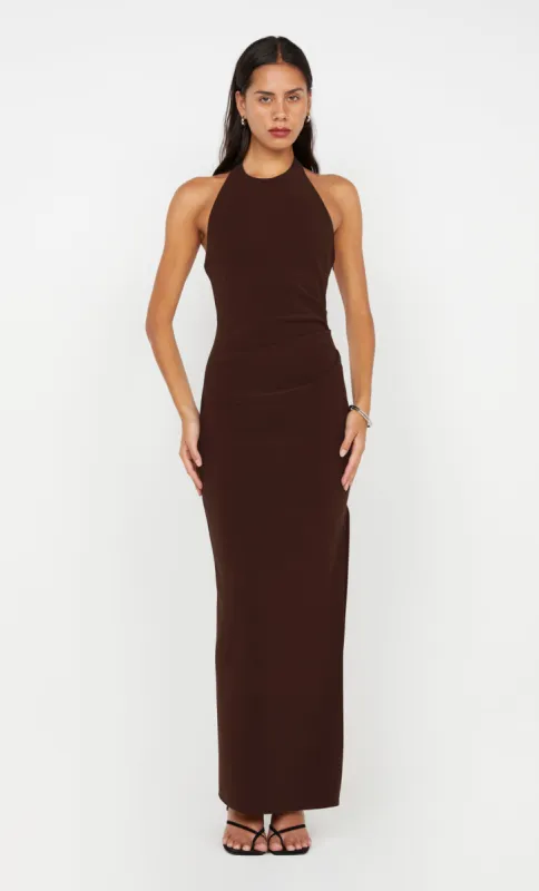 ASTA MAXI DRESS - DARK CHOCOLATE sold by bec + bridge