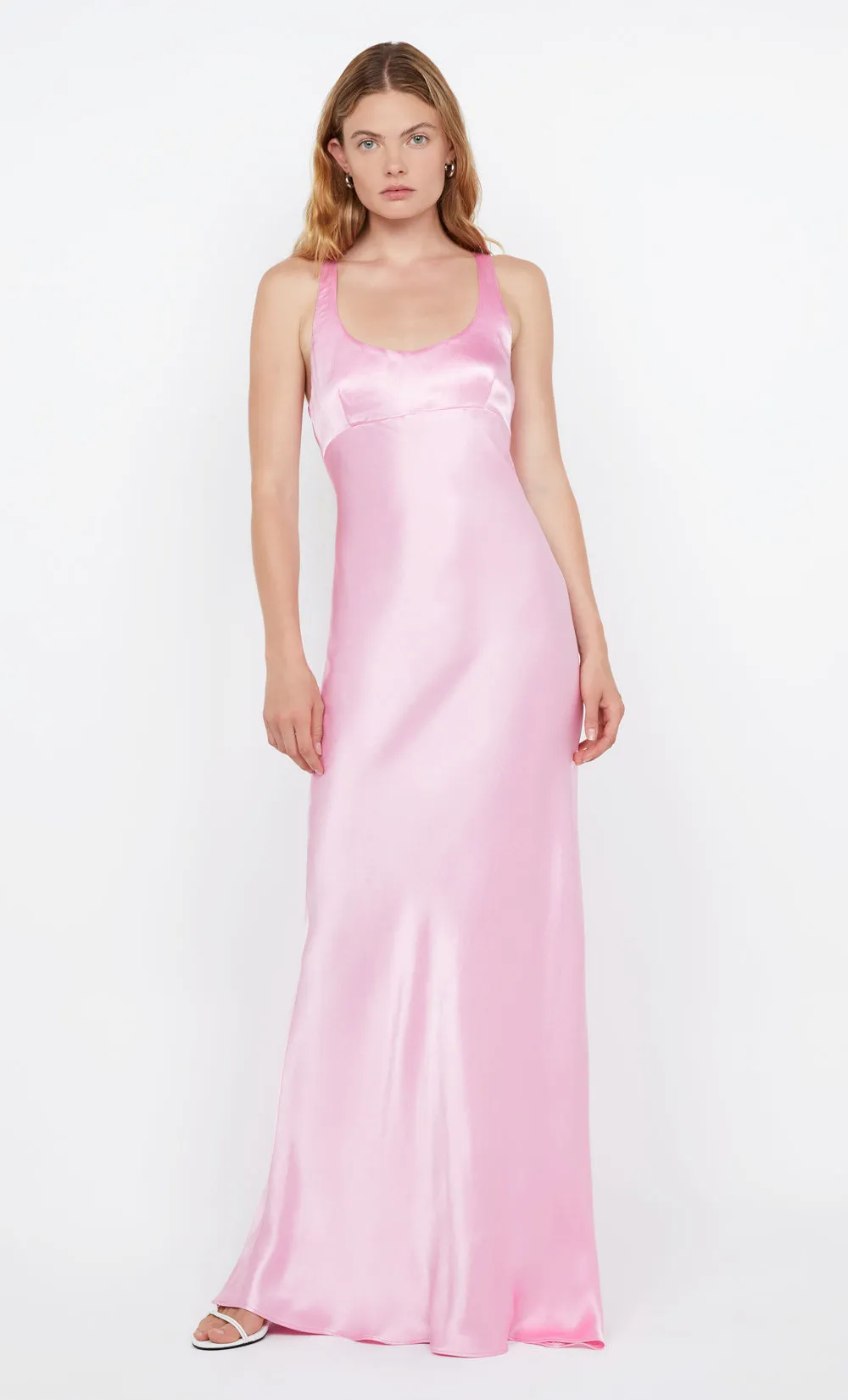 MAXINA CROSSOVER DRESS - CANDY PINK sold by bec + bridge product image thumbnail 5