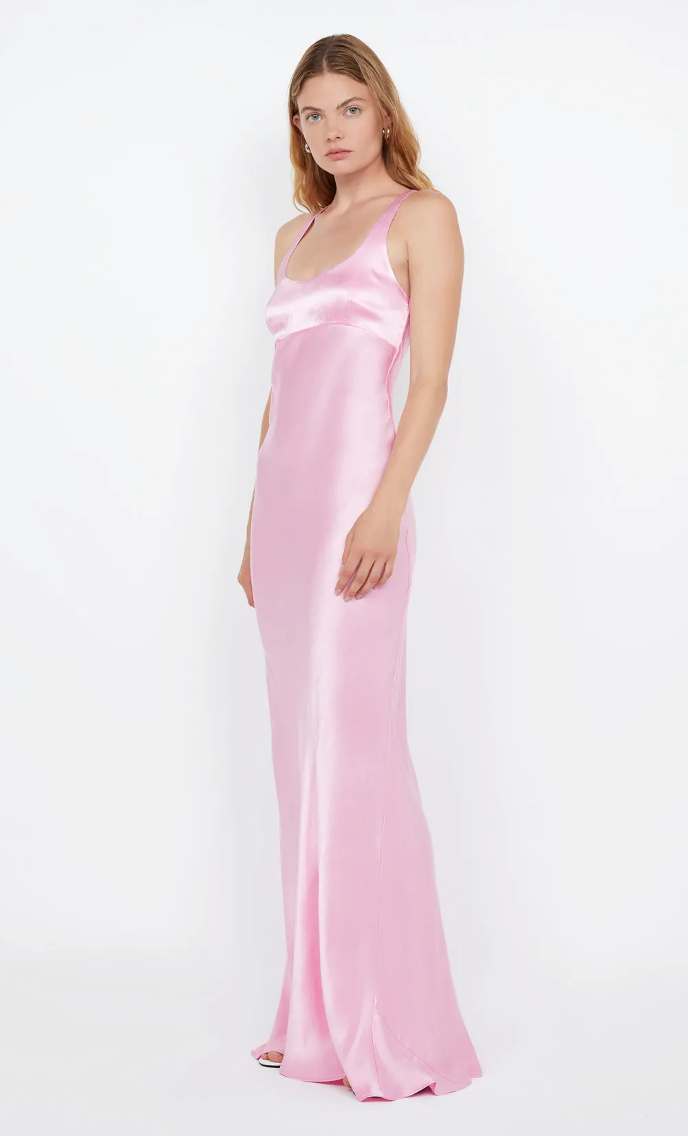 MAXINA CROSSOVER DRESS - CANDY PINK sold by bec + bridge product image thumbnail 3