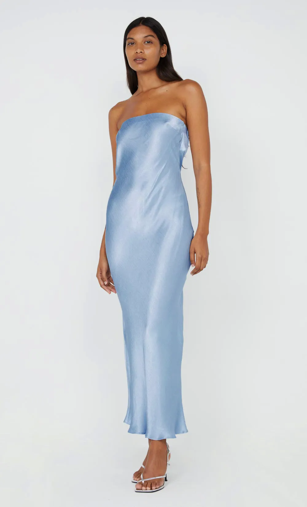 MOONDANCE STRAPLESS DRESS - POWDER BLUE sold by bec + bridge product image thumbnail 3