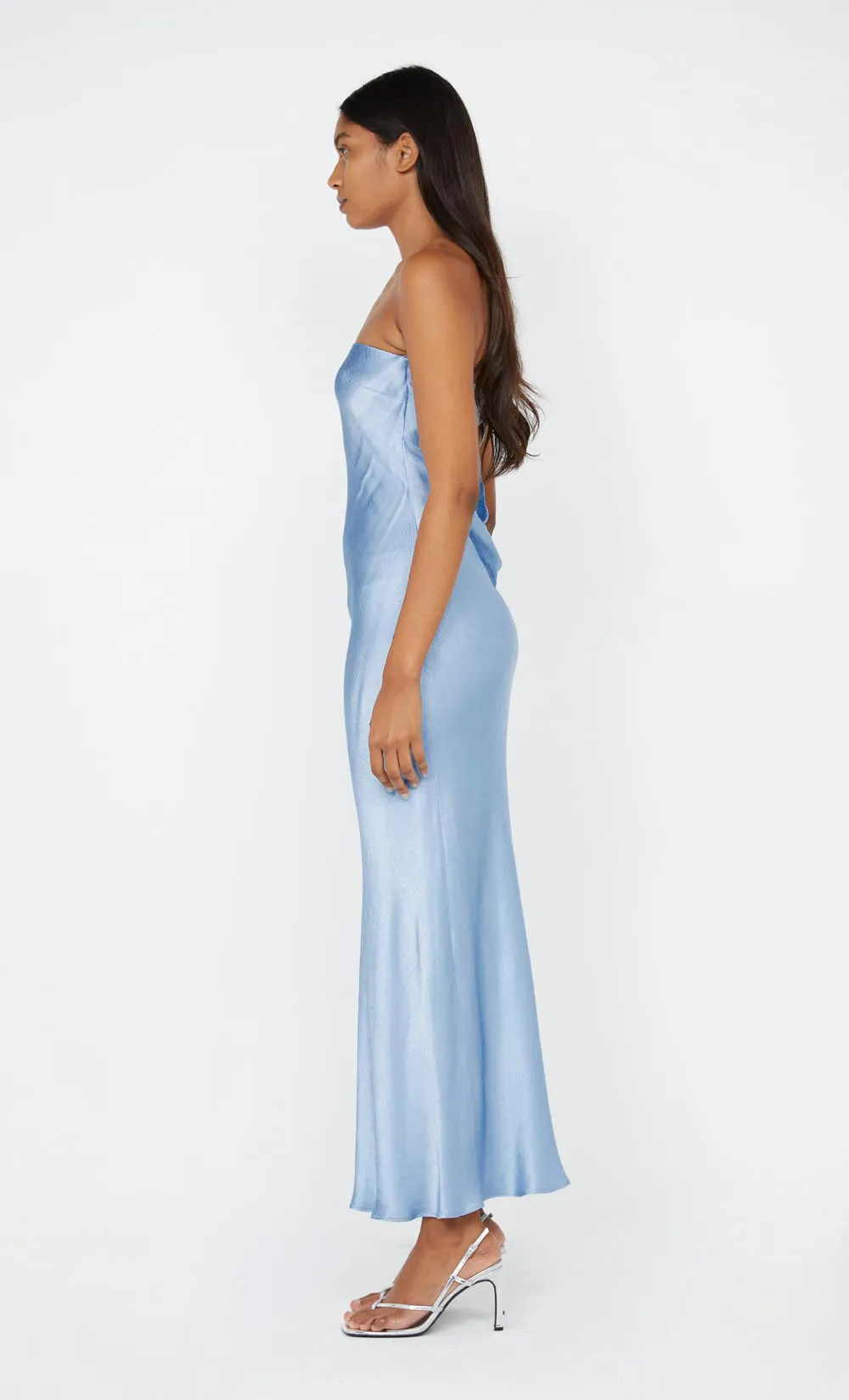 MOONDANCE STRAPLESS DRESS - POWDER BLUE sold by bec + bridge product image thumbnail 4