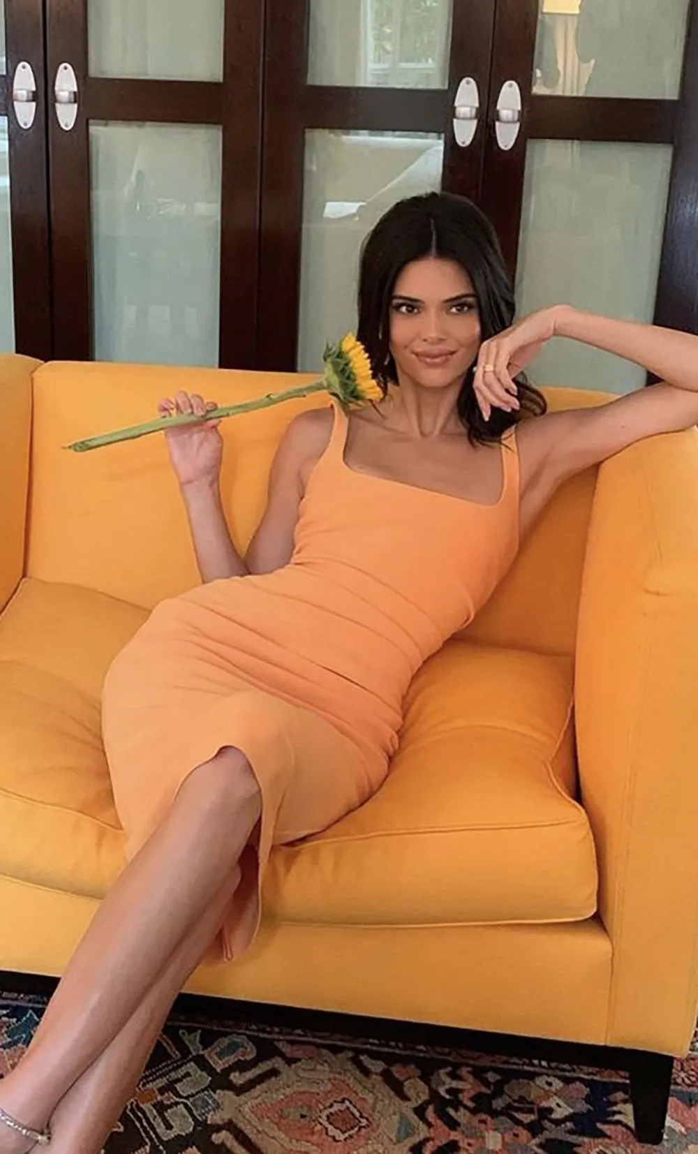 KARINA TUCK MIDI DRESS - MANGO sold by bec + bridge product image thumbnail 2