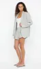 RENZO BLAZER - PALE GREY sold by bec + bridge