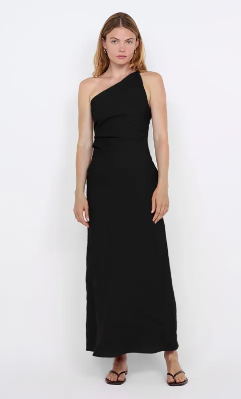 MELANIE ASYM MAXI DRESS - BLACK sold by bec + bridge