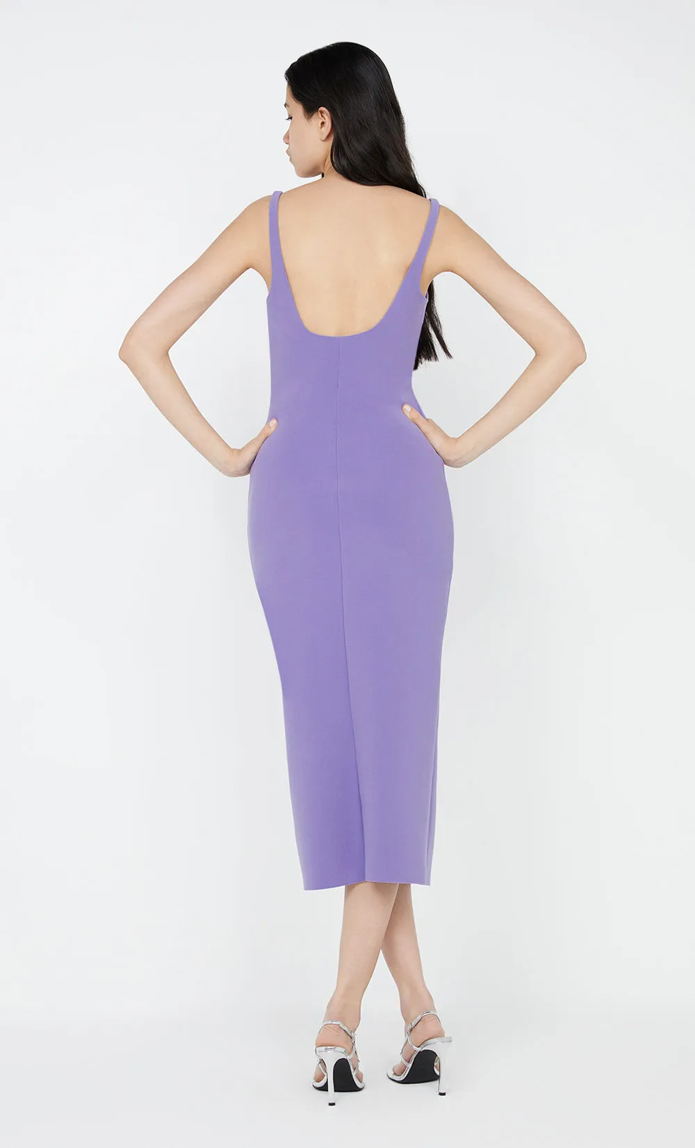 KARINA TUCK MIDI DRESS - GRAPE sold by bec + bridge product image thumbnail 2