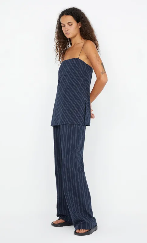 PEYSON PANT - INK/IVORY STRIPE sold by bec + bridge